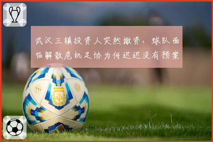 武汉三镇投资人突然撤资，球队面临解散危机足协为何迟迟没有预案？