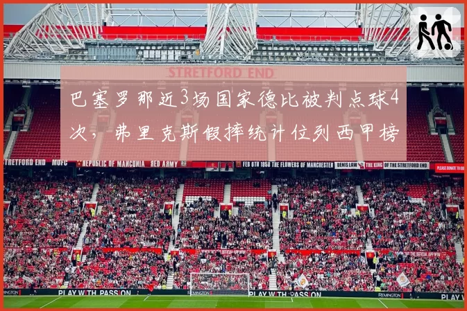 巴塞罗那近3场国家德比被判点球4次，弗里克斯假摔统计位列西甲榜首