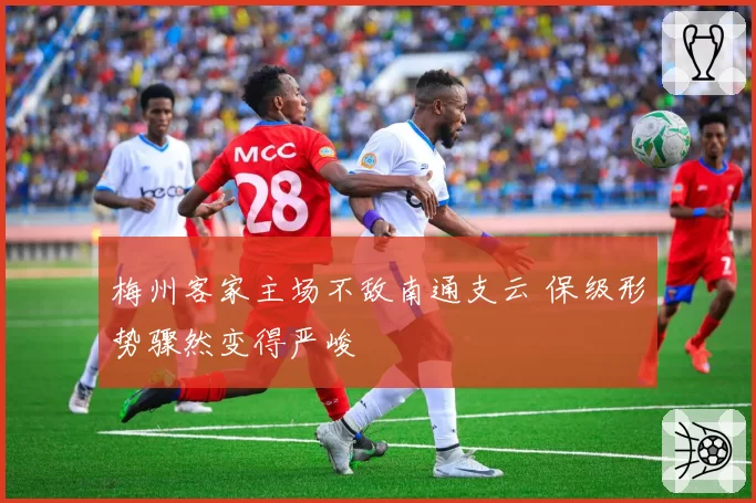 梅州客家主场不敌南通支云 保级形势骤然变得严峻